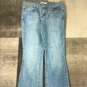 Levi's 515 Womens Boot Cut Jeans Light Wash Denim Size 10 Short Boho